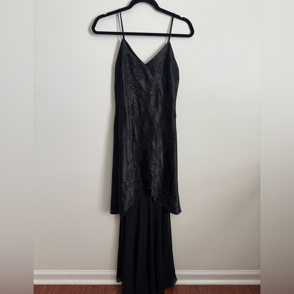 Maria Bonita Dresses & Skirts - Maria Bonita 90s vintage beaded black gown